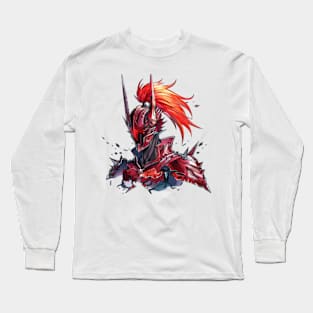 solo leveling mecha igris red armor Long Sleeve T-Shirt